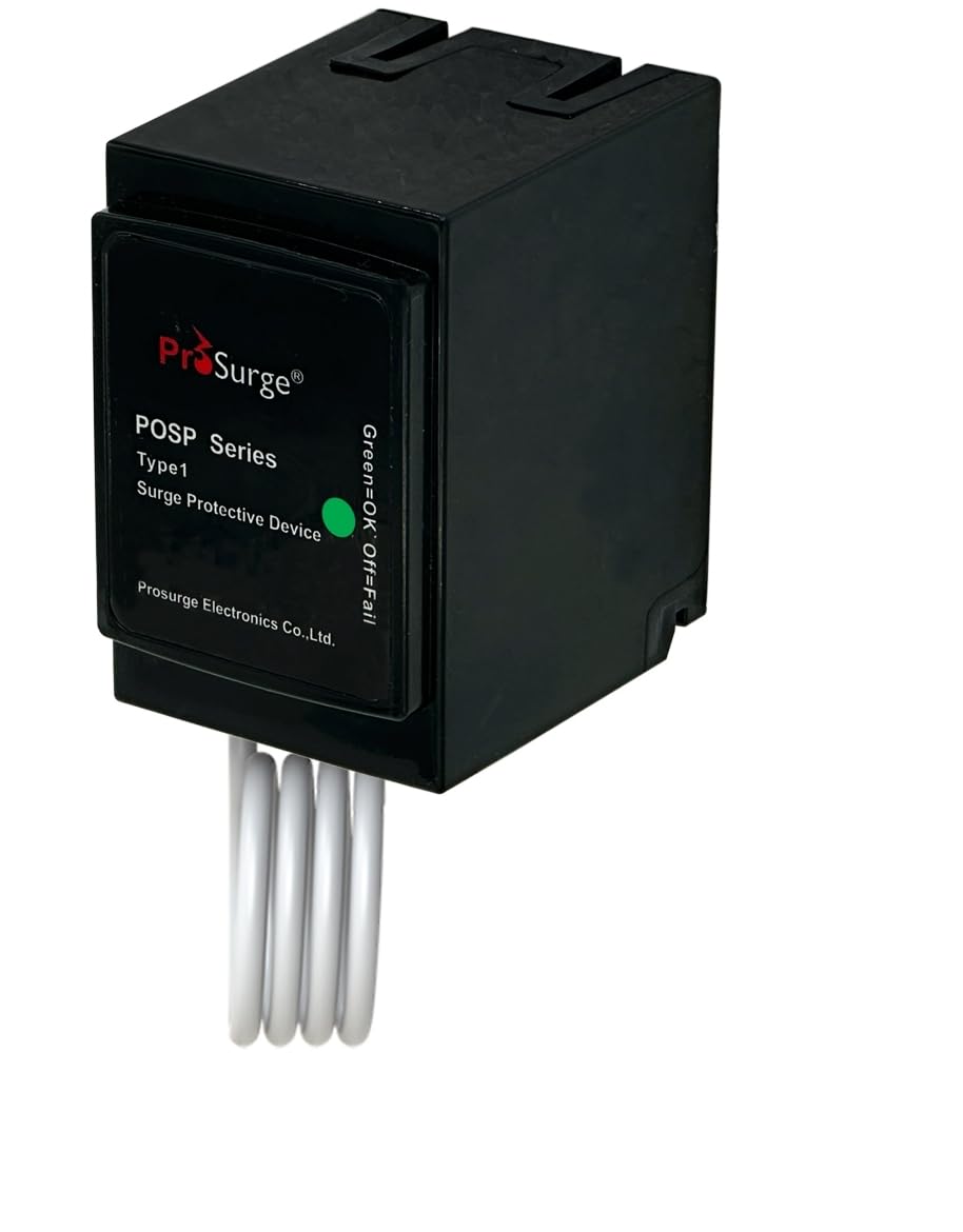 Whole House Surge Protection Device,120/240V Split Phase 3W(L1,L2,N), 50KA(Surge Capacity per Phase),Plug-on SPD