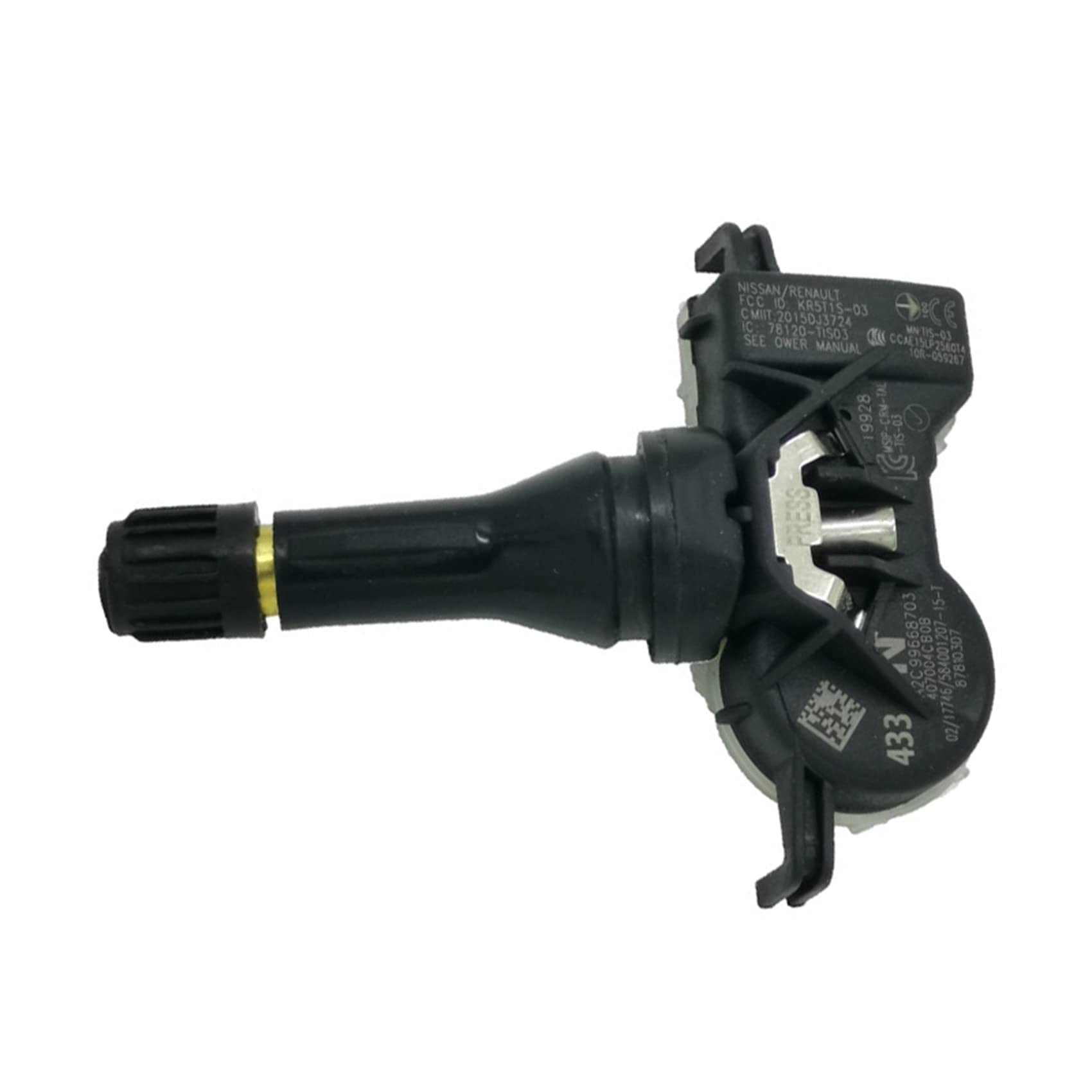 5 Pièces TPMS Moniteur de Pression des Pneus Adapté pour 407004CB0B 407004CB0A