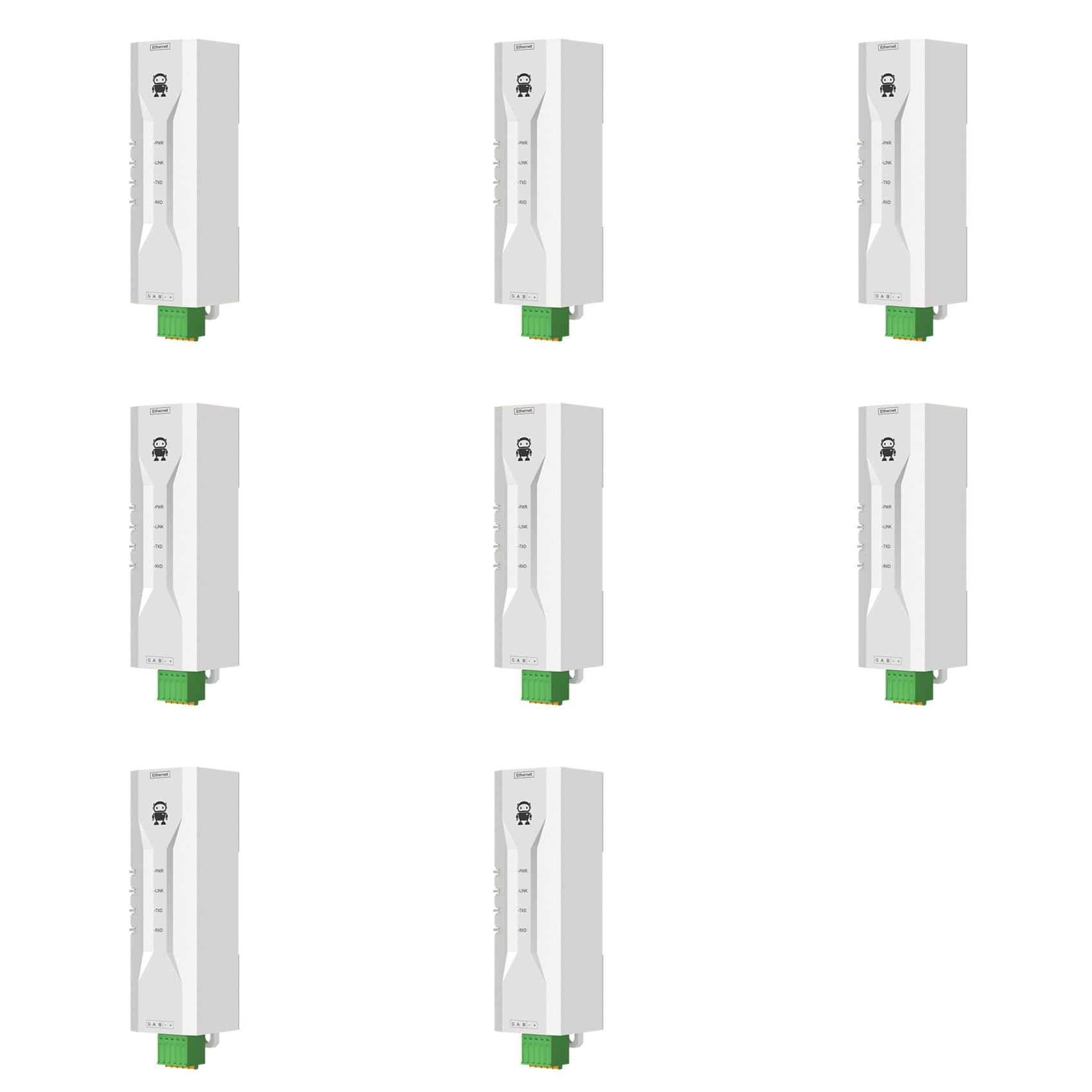 Serveur Série RS485 vers Ethernet alimenté 8-28 V et Commandes AT