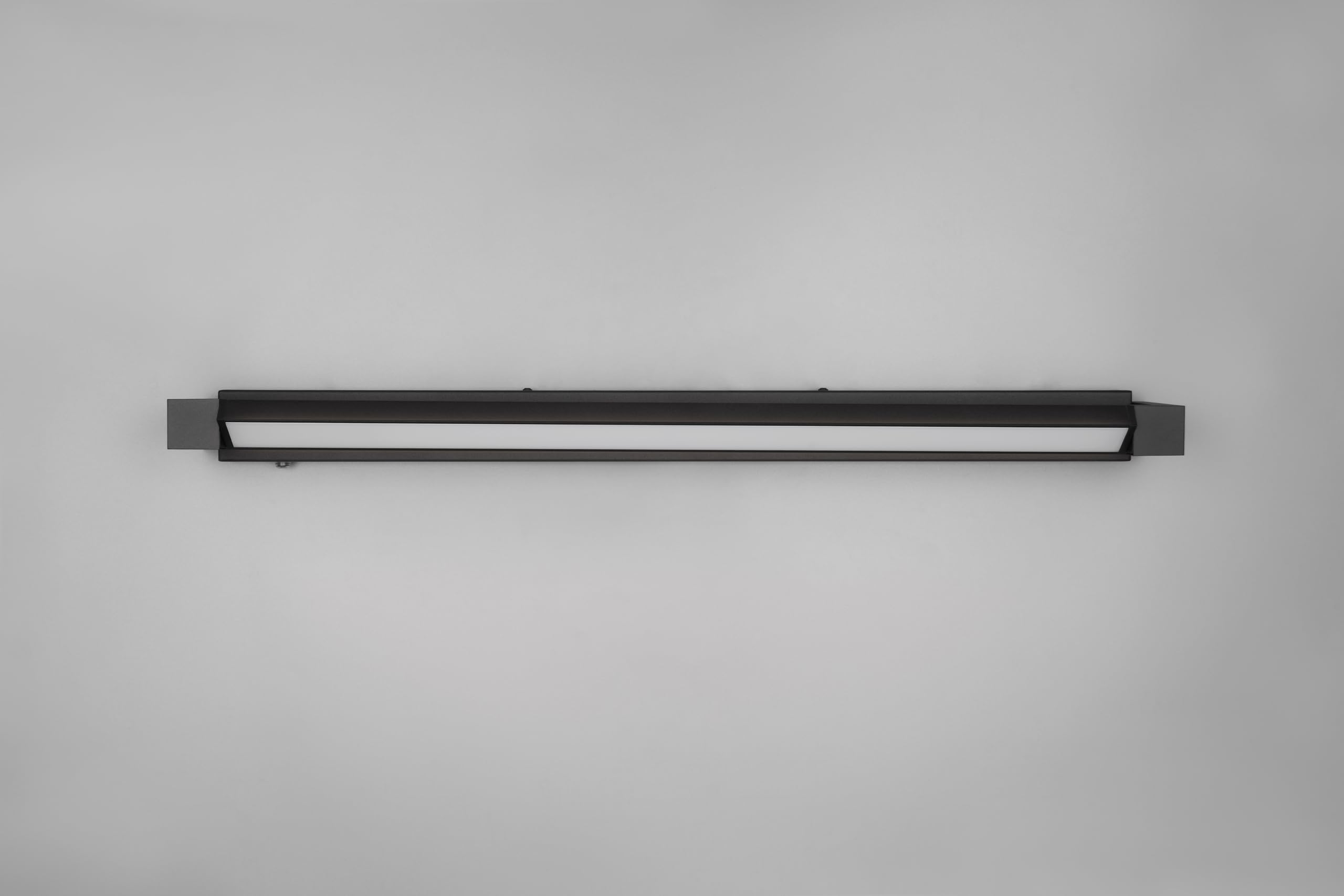 Trio Leuchten LED Badezimmer Wandleuchte Fabrizio 284779132, Aluminium Schwarz matt, 15.5 Watt LED, Lichtfarbe einstellbar, dimmbar