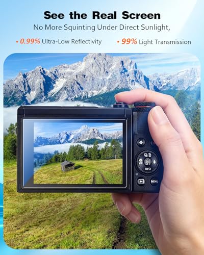 Image of LK 3 Pack for G7 X Mark III Screen Protector, G7 X Mark III, Tempered Glass