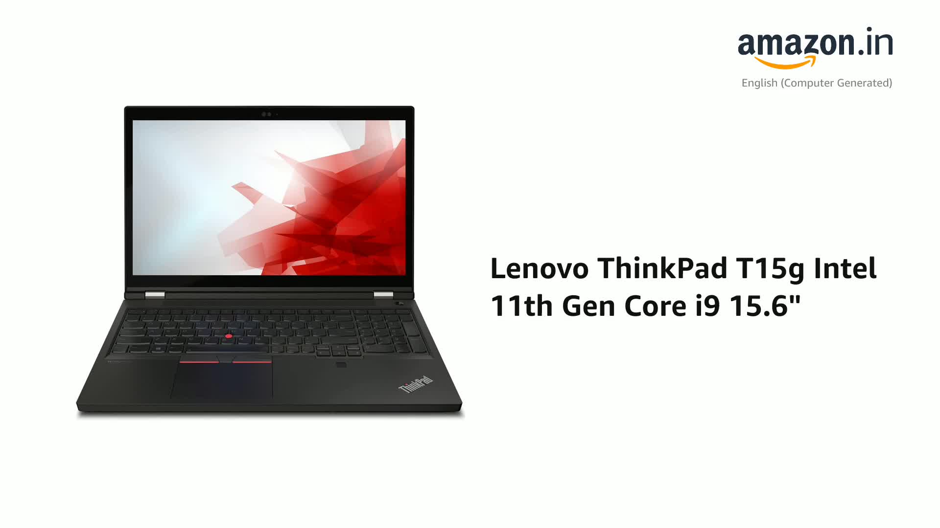 Lenovo ThinkPad T15g Intel 11th Gen Core i9 15.6