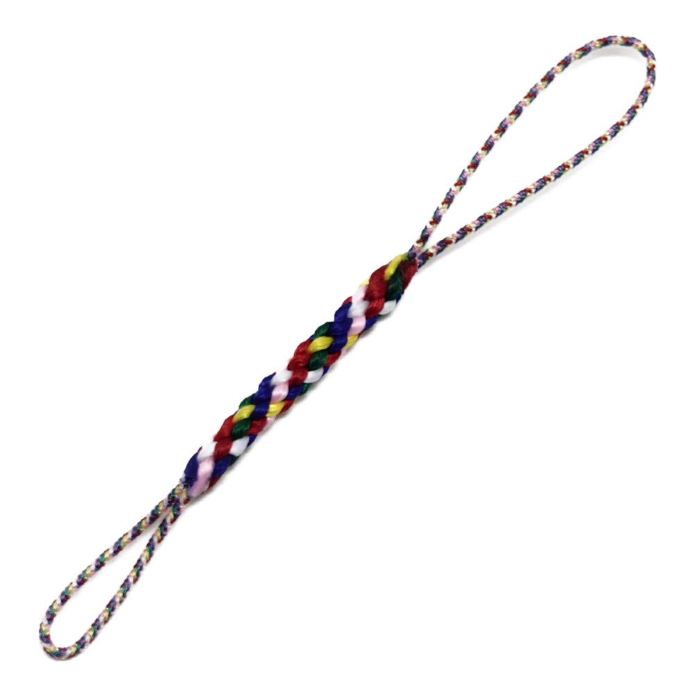 Amazon.co.jp: レーヨン両坪根付紐 50本セット ストラップ用 ねつけ紐