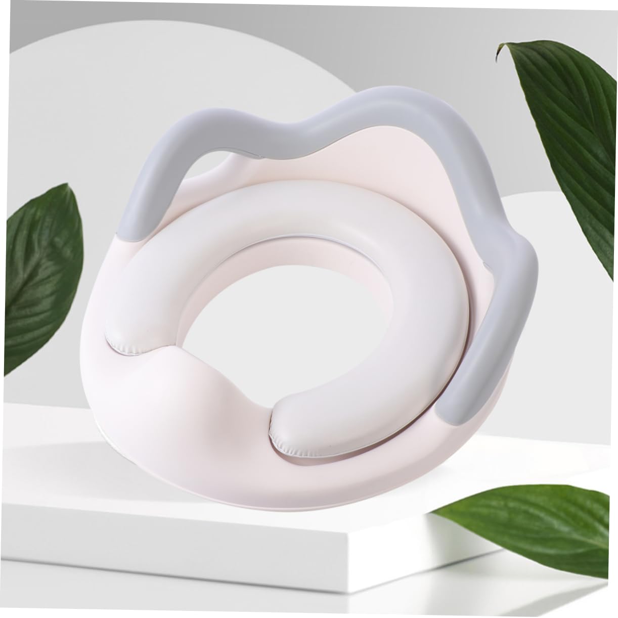 Toyvian 1pezzi Riduttore Per Wc Per Ragazzo Ragazza Piccoli Anello Per Wc Realizzato in Materiale Design e Colorato Maniglie Grandi e Facili Impugnare Cuscinetti Antiscivolo