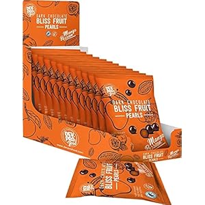 Dev. Pro. Fruit Balls Pure Chocolade Gevuld met Mango Vulling – Snack Tussendoortje – 12x 40 gram pack