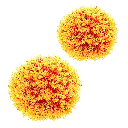 Homoyoyo 2pcs Eucalyptus Topiary Ball Decoration Realistic Faux Plant Spheres for Home Garden Party