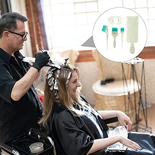 Lurrose Kit de 5 peças e pincéis de colorir tabuleiros angulares de coloração faça você mesmo loja b