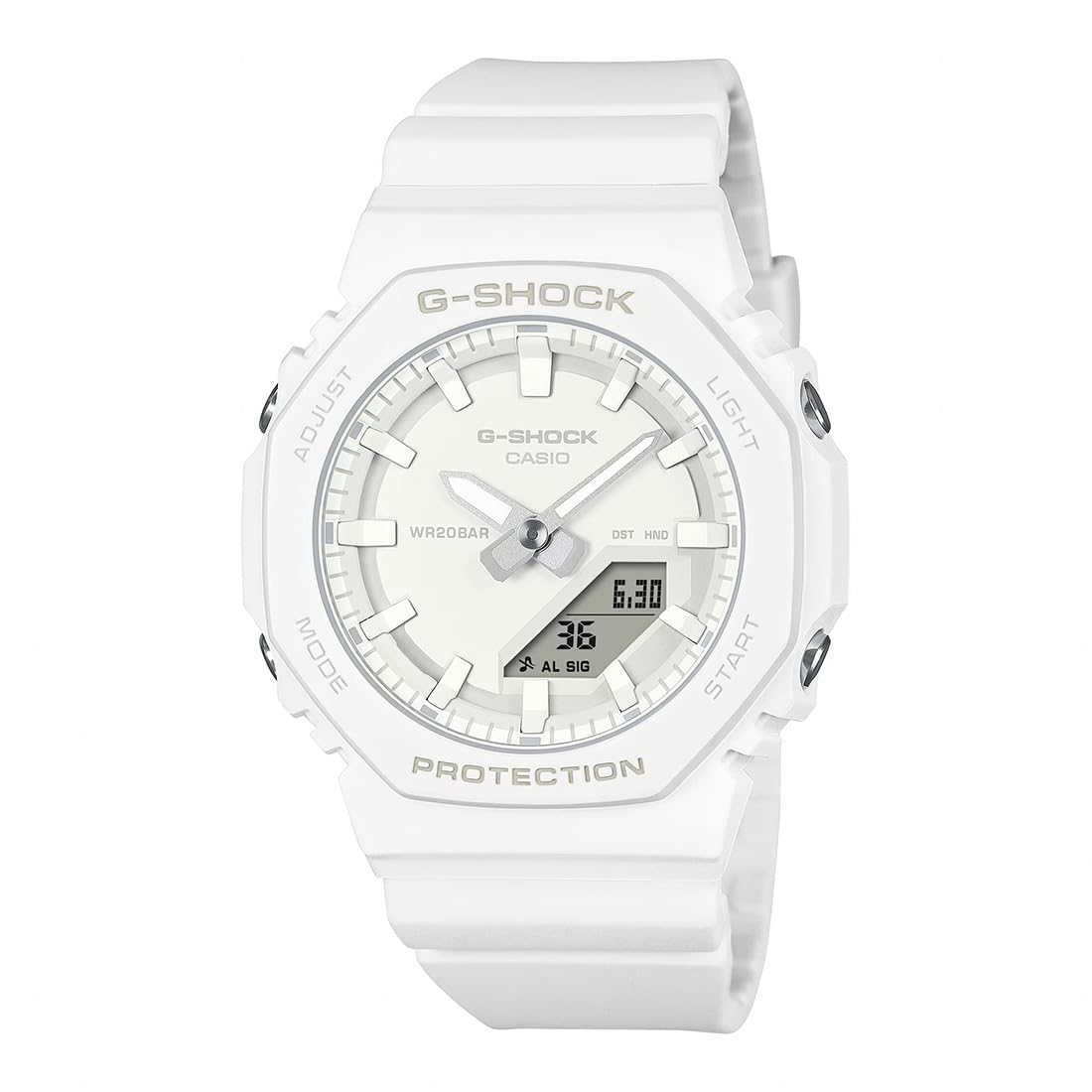 Casio G-Shock Gma-P2100-7Adr White Analog-Digital Dial White Bio-Based Resin Band Womens Watch Shock and 200M Water Resistant G1532 (B0B24TNK3C) Amazon Price History, Amazon Price Tracker
