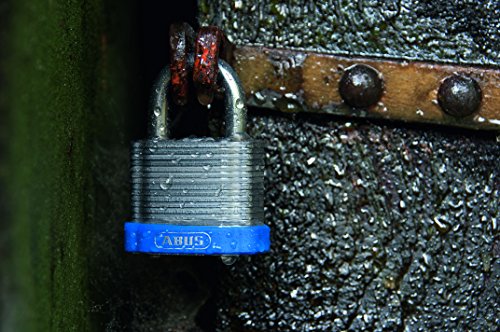 Image of Padlock, Master Keyed, Standard Shackle, Rectangular Recycled Steel Body, Steel Shackle, 13 /16 in W - 1 Each