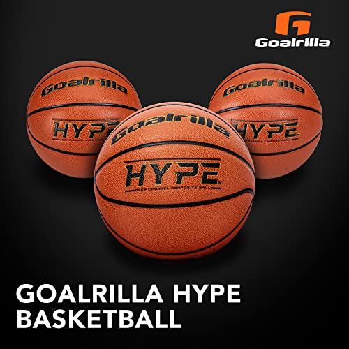 Goalrilla Hype Men’s Basketball, tan (B9009W), Brown, Size 7 - Image 3