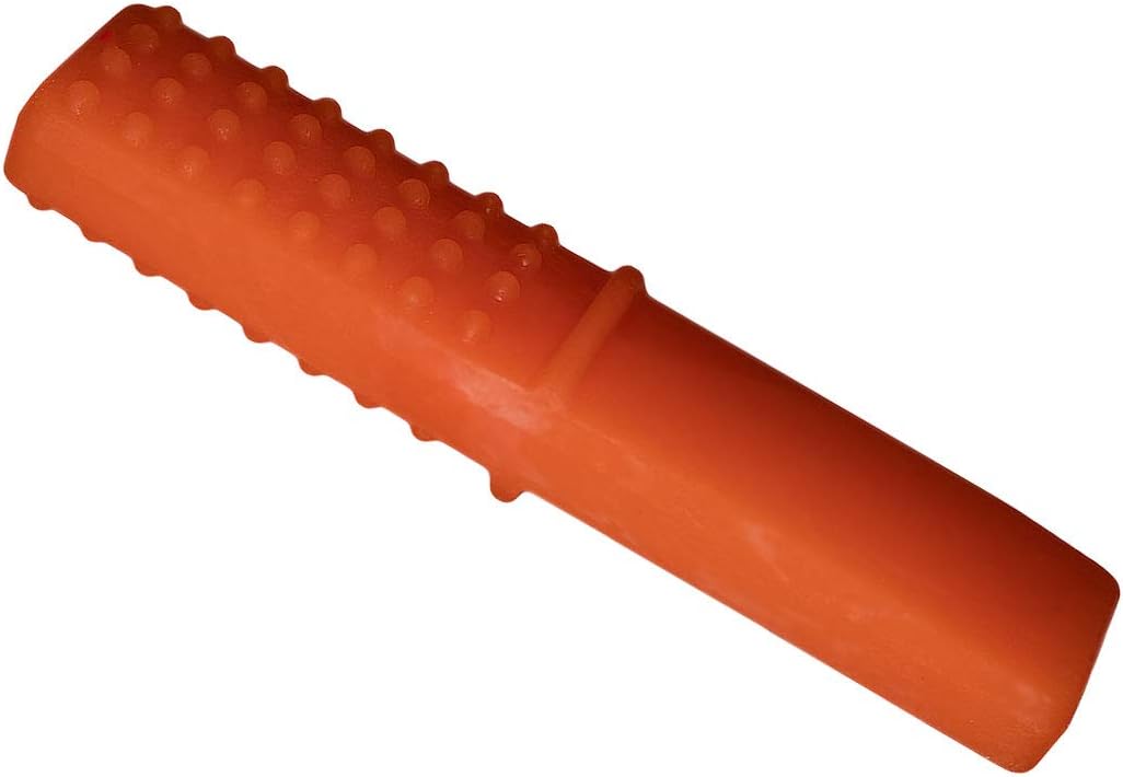 Chewy Stixx Oral Tubes Tough Bar Orange Flavor-for People with Aggressive Biting Habits.