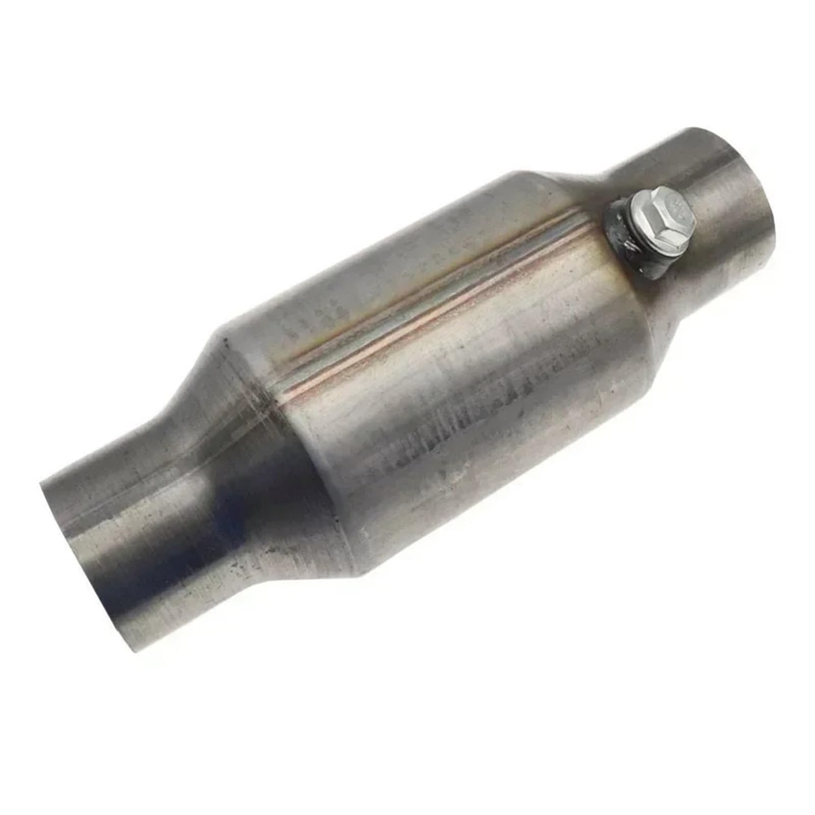 Katalizator 6000 Funtów, Uniwersalny, 6,35 Cm/2,5 Cala, Wlot/wylot, Stal Nierdzewna, 400 Otworów, Urządzenie Kontroli Emisji Uniwersalny katalizator z wlotem/wylotem