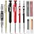 10 Packs Carpenter Scriber Marking Set, 6 Colorful Solid Carpenter Pencils with Sharpener and 36 Refills, Automatic Center Punch, Carbide Scribe Tool Kit for Construction Woodworking