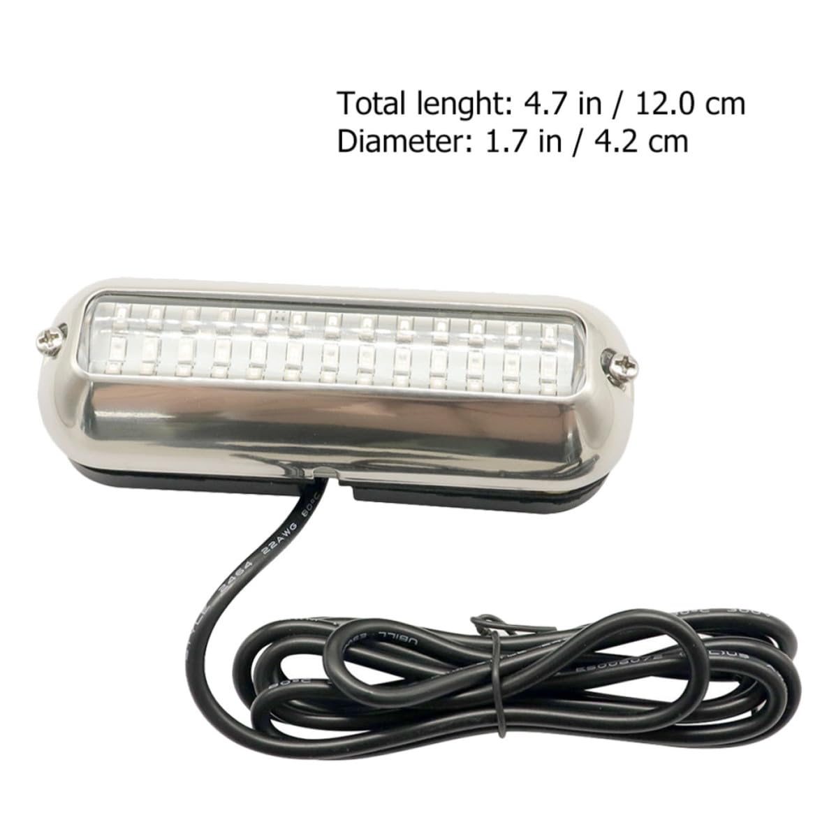 Lámpara Subacuática para Embarcaciones 39 LED de Acero Inoxidable 316