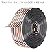 MECCANIXITY 1 Pcs 30 Pin Flat Rainbow Ribbon Cable 30 Ft 1.27mm Pitch Breadboard Jumper Wires for Electronic Projects