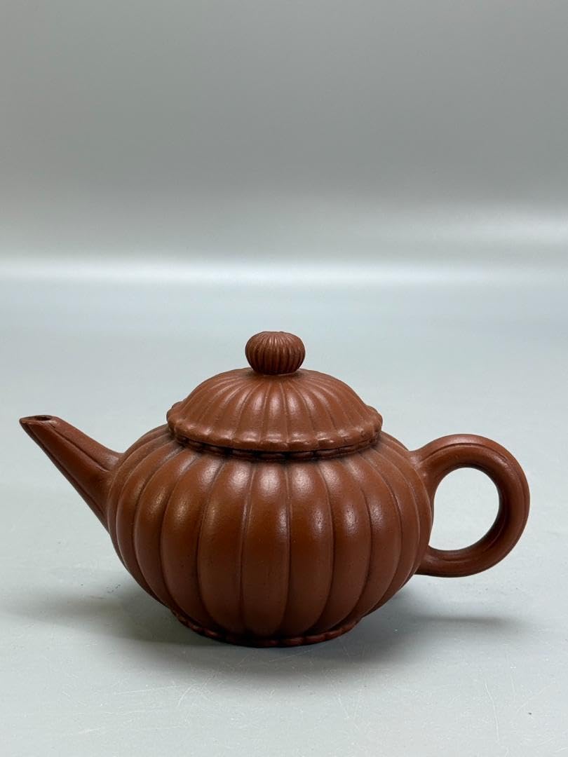 中国古美術・原鉱底槽清泥養神紋・紫砂壺・底款:顧景舟・ 中国古美術・原鉱底槽清泥養神紋・紫砂壺・底款:顧景舟・