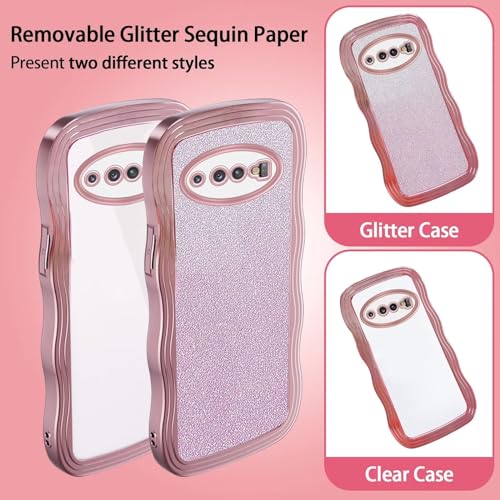 ATISIJIE Glitter Cover per Samsung Galaxy S10