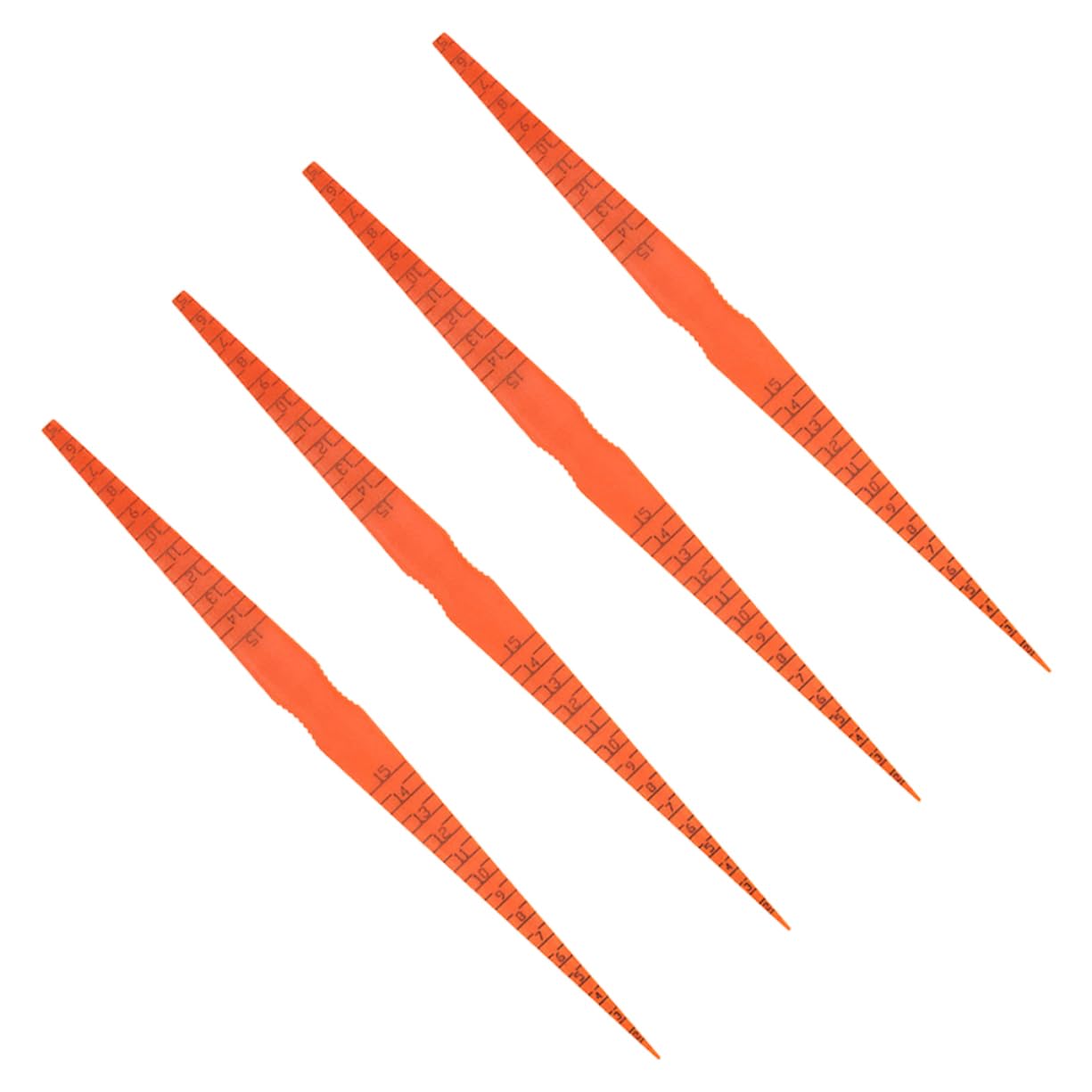 SOESFOUFU 4Pcs Automotive Door Gap Measuring Tool Plastic Gauge for Accurate Panel Alignment Versatile Auto Body Gap Gauge for Various Car Models Essential Workshop Tool