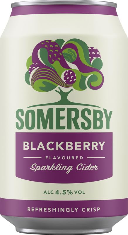 Somersby Sparkling-Cider, Brombeere, EINWEG (1 x 0,33 l)