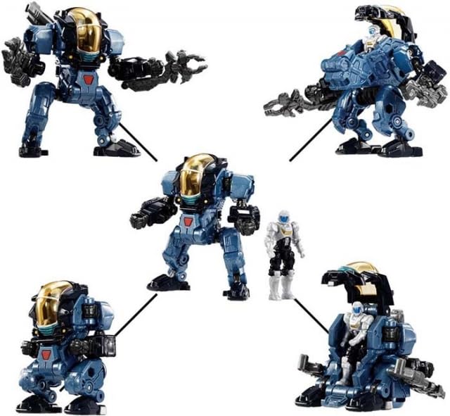 GenericMechaMax DA-101 Diaclone Powered-SuitSet with Robot Base Diaclone Reboot Action Figure New in Stock