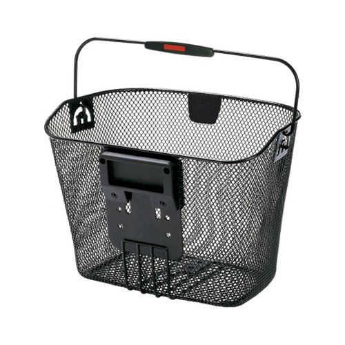 KLICKfix Farradtasche Uni Korb, Feinma. Anthrazit Lenkerkorb, 25 x 36 x 26 cm