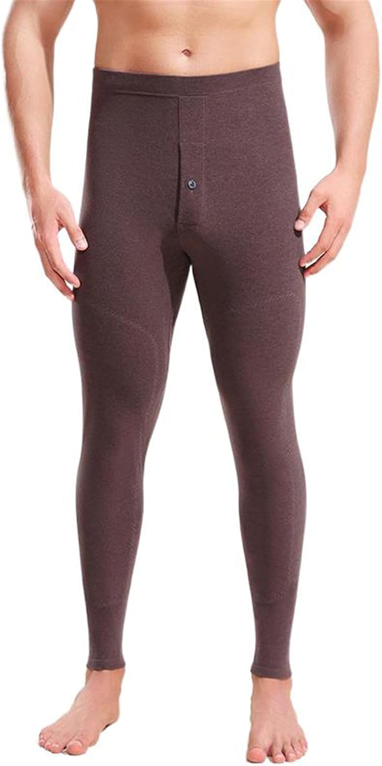 Men's Pants High-Waisted Winter Autumn Long Inner Wear Slimming Thermal Leggings Pants for Men