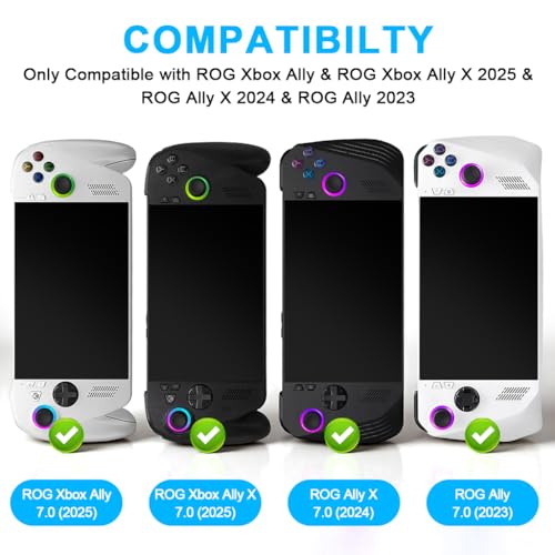 Image of ZORBES Compatible with ROG Xbox Ally Screen Protector, Gamepad HD Tempered Glass Screen Protectors Fingerprint-Proof, Anti-Scratch, High-Transparency Protective Film, Pack of 3