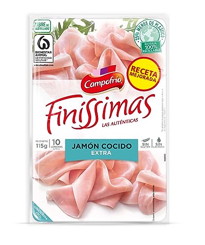 Campofrio Lonchas de Jamón Cocido, 115g