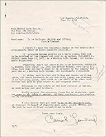 Algopix Similar Product 12 - Carole Lombard  Document Signed