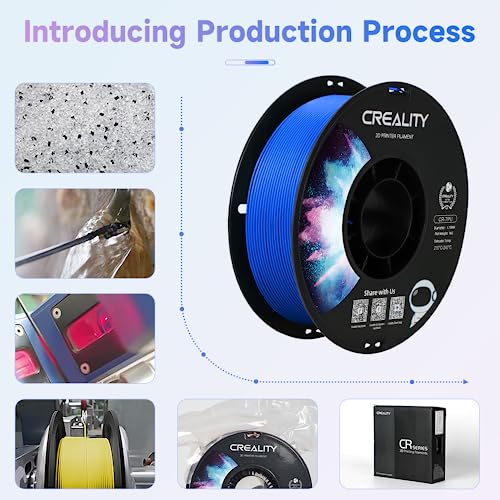 Image of Official Creality TPU Filament, Flexible 3D Printer Filament 1.75mm, 95A Shore High Hardness & Resilience, Dimensional Accuracy + /- 0.03 mm for Most FDM 3D Printers