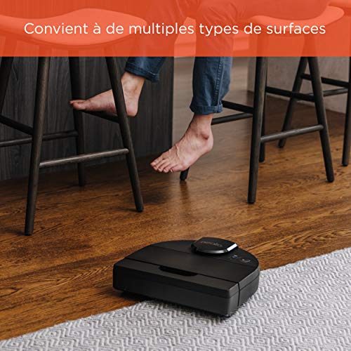 Robot aspirateur intelligent Neato Robotics D9 - Robot aspirateur Haut de Gamme, avec Filtre Haute Performance, Autonomie de 200 Minutes, Contrôle par Application et Nettoyage par Zone, Noir - Image 5