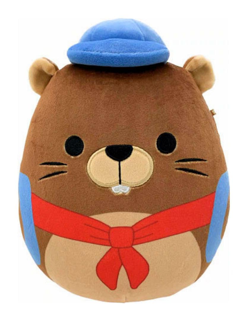 Squishmallows8" Chip The Beaver with Backpack