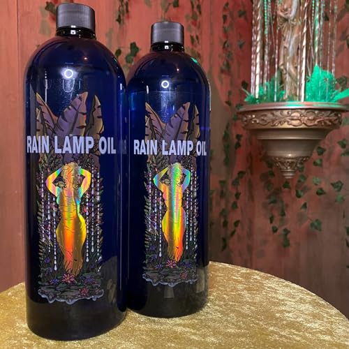 Premium 64 oz Rain Oil for Rain Lamps - Drakeol 35 Mineral Oil - Clear, Odorless, High-Quality Rain Lamp Oil