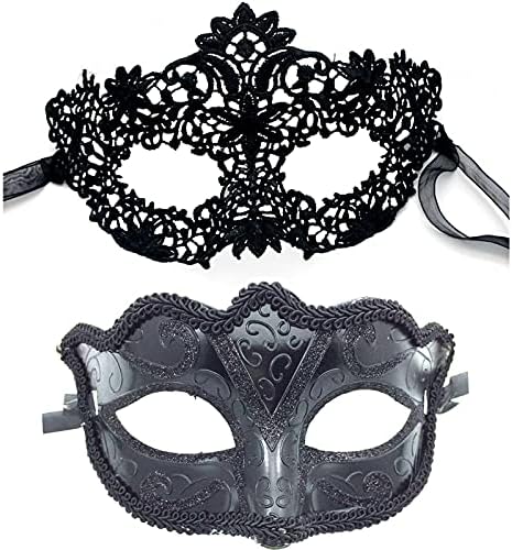 Masquerade Mask for Women- Lace Mardi Gras Masks Women Venetian Party Masquerade Mask Costume Accessories