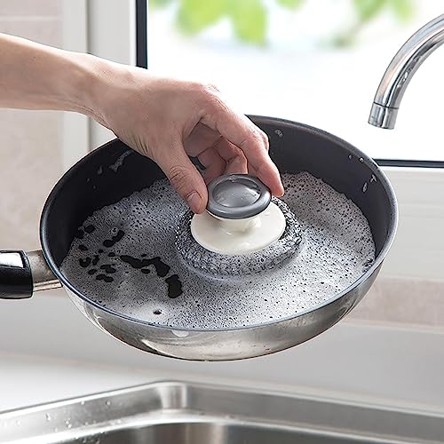 Esfregador de Lã de Aço,Esfregão resistente para limpeza de pisos | Suprimentos de limpeza doméstica