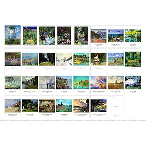 New Collectible Edition!artist and Claude Monet collection postcards. 30 Various Claude Monet Postcards 4x6 Inch(Claude Monet) Cover