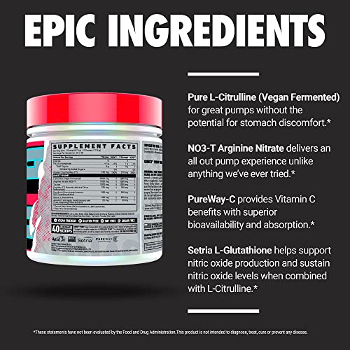 Image of GHOST Pump Nitric Oxide Powder, Pineapple - 40 Servings - Sugar-Free & Stim-Free Pre-Workout Supplements - L-Citrulline, Arginine Nitrate & L-Glutathione - Soy & Gluten-Free, Vegan
