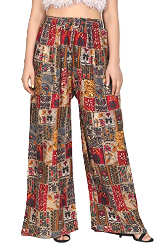 Image of Zen Women's Plus Size Palazzo - 9XL - Waist Size up to 58