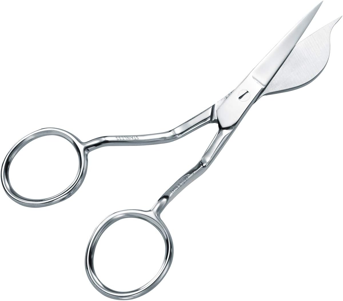 Havel's Havels Pointed Duckbill Applique Double Curve Scissors, White