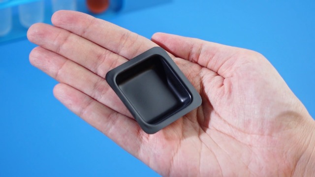 Image of Sherr 500 Pack 7 ml Weigh Boats Bulk Anti Static Black Pans Plastic Square Easy Pour Boats Weighing Trays for Capsule Filling, Lab Dish, Powder, Liquid, Food, Sample Container