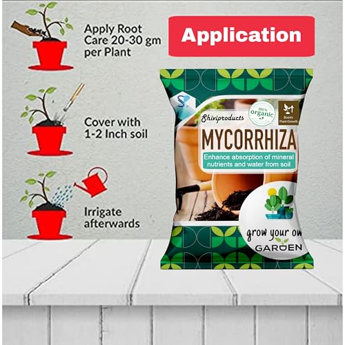 Image of Organic Mycorrhizal Biofertilizer VAM fungi (900gm)|Essential Fertilizer for Root Growth and Plant Transplant|for Home Gardening Vegetables and Flowering Plant, powder