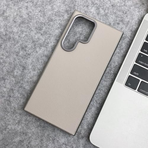Coque Samsung S24 gris clair givré pour usage quotidien