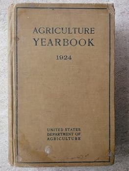Hardcover Agriculture Yearbook 1924 Book
