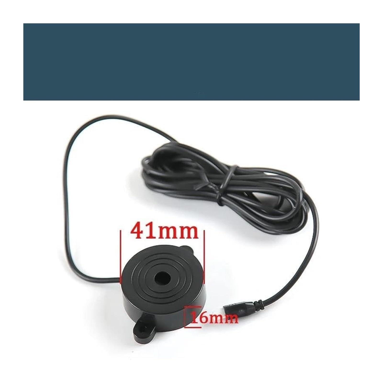 Kit Capteurs Stationnement pour Radar Recul Arrière Voiture Buzzer 22 Mm 4 Indicateurs D'alerte Sonore Sonde 8 Couleurs 12 V Radar De Recul Voiture(Rouge)