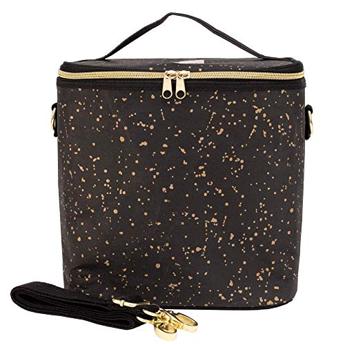 SoYoung Lunch Poche - Adult Lunch, Washable Paper, Eco-Friendly, Modern and Easy to Clean - Gold Splatter