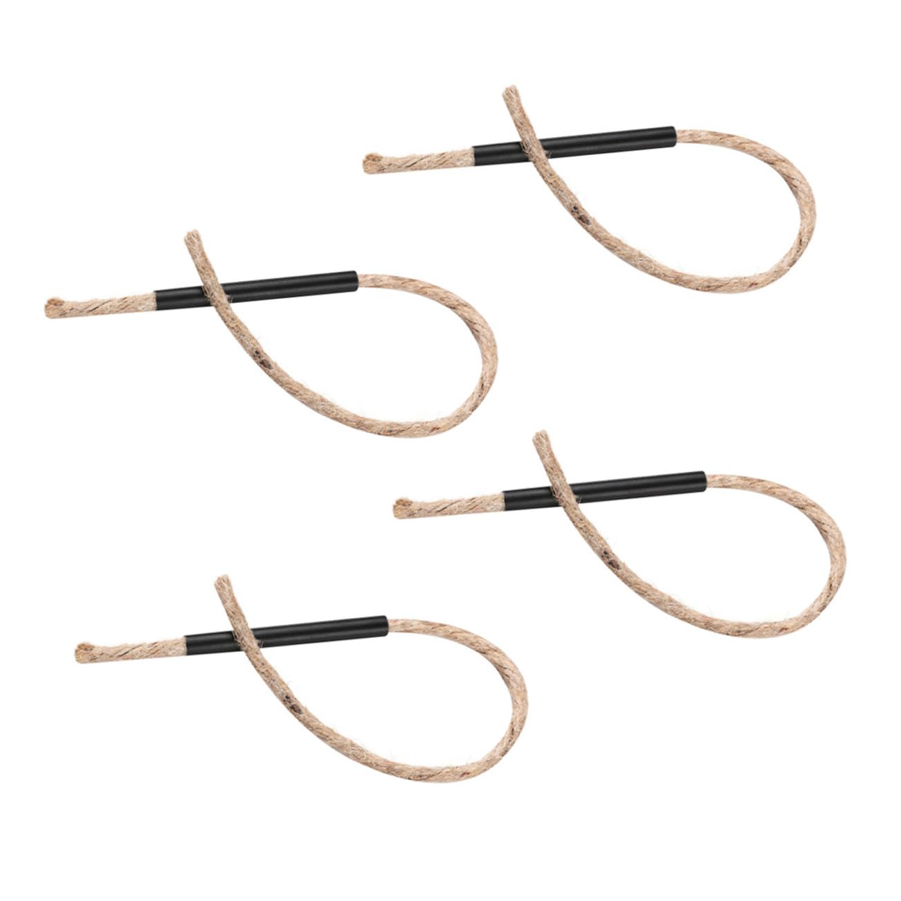 Sosoport Survival Rope Cord Wick 4 Pack Fire Starter for Camping Hiking and Emergency Preparedness
