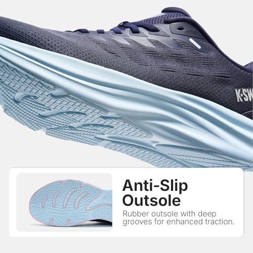 Image of K-Swiss Men's Shadx Running & Walking Shoe - Comfort Cushioned Gym Sneakers