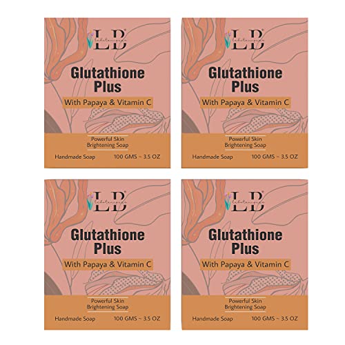 Image of Glutathione Skin Brightening Soap|Works on Pigmentation,Dark spots&Tan| Perfect for Summers for Radiant & Even skin tone-Pack of 4.