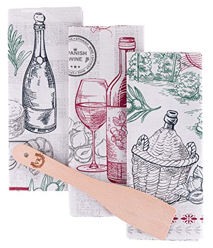 Wine Tea Towels Set