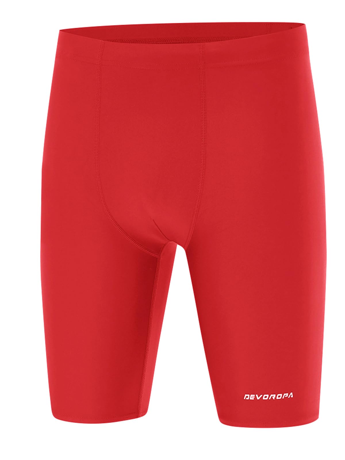 DEVOROPA Boys Swim Jammers Youth Competitive Swim Team Trunks Racing Swimsuit Athletic Swimming Shorts Slim/Standard/Husky